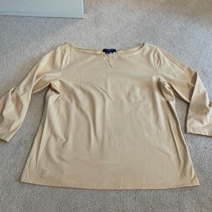 Chaps quarter sleeve top